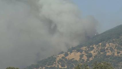 El incendio de Jarilla afecta a un perímetro de 58 kilómetros y ha quemado 4.500 hectáreas