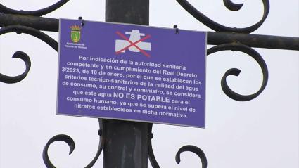 El agua de Valencia del Ventoso no es apta para el consumo