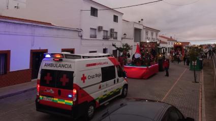 Dispositivo de Cruz Roja durante las cabalgatas en Extremadura