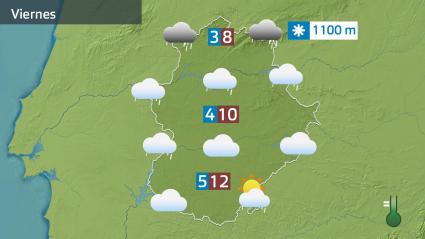Mapa de previsión del 16 de enero