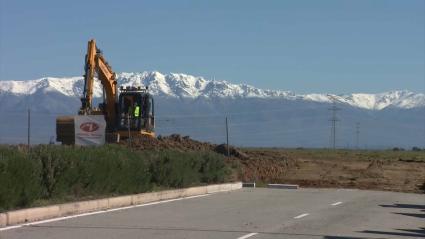 Terrenos en los que iría ubicada la gigafactoría de Navalmoral de la Mata