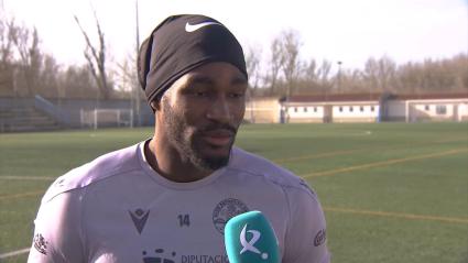 Domingo Mba, jugador del CD Coria