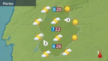 Mapa de previsión del 14 de marzo