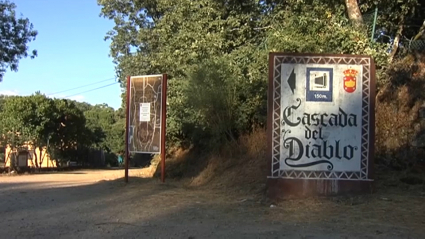 Acceso a la 'cascada del diablo' de Villanueva de la Vera