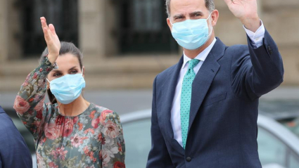 El Rey Felipe VI junto a la Reina Letizia