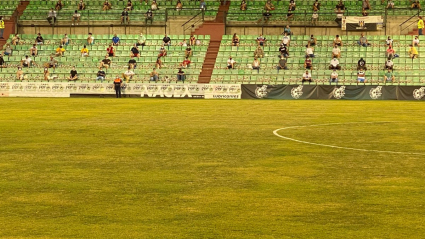 Gradas del estadio Romano en el playoff express.