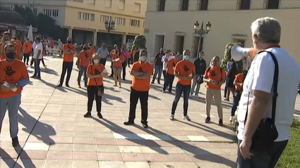 Protesta de hosteleros contra las restricciones