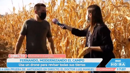 Dron en agricultura