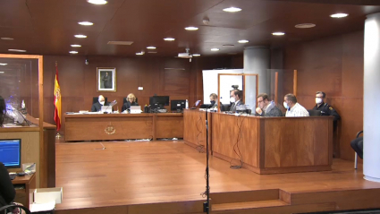 Sala de vistas de la Audiencia Provincial de Cáceres