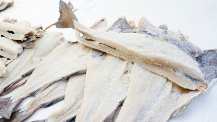 filetes de bacalao en salazón