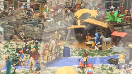 Imagen de una parte del portal de Playmobil de Villanueva de la Serena