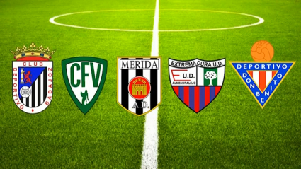 Balance de los ocho partidos disputados por los representantes extremeños en Segunda B