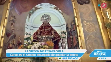 Virgen de Piedrascrita en Campanario