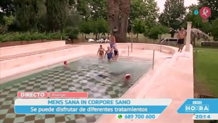 Piscina exterior Balneario de Alange