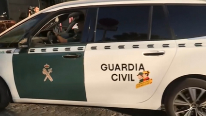 Vehículo de la Guardia Civil