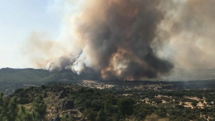 Incendio declarado en Alburquerque.