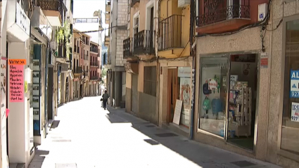 Calle del centro de Plasencia