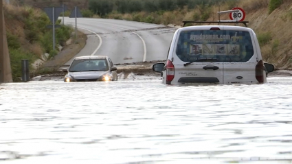 Coches inundados