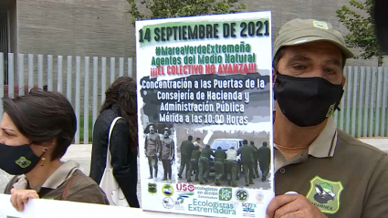 Manifestantes en Mérida