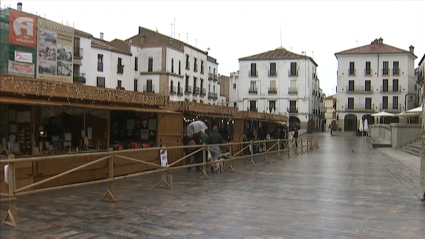 Imagen del Mercado Navideño del año pasado en la Plaza Mayor