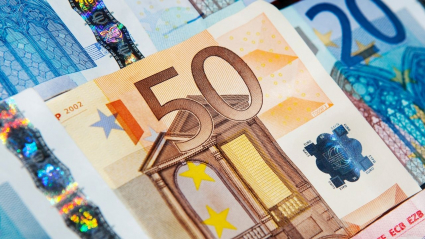 Billetes de 50 y 20 euros