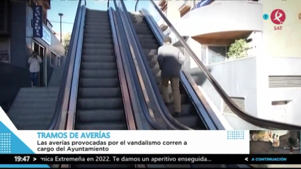 Averías en las escaleras mecánicas