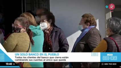Solo hay una entidad bancaria en el municipio