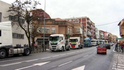 Marcha lenta en Cáceres