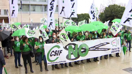 Protesta de CSIF por la pérdida de poder adquisitivo de los trabajadores públicos