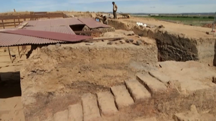 Nueva zona excavada en Casas del Turuñuelo