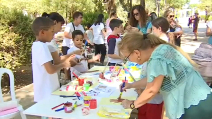 Fiesta niños saharauis