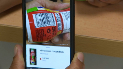 Aplicación de escaneo de alimentos