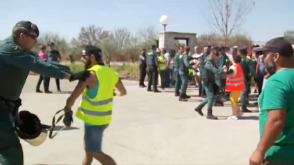 Enfrentamiento en Montehermoso