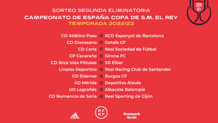 Emparejamientos Copa del Rey