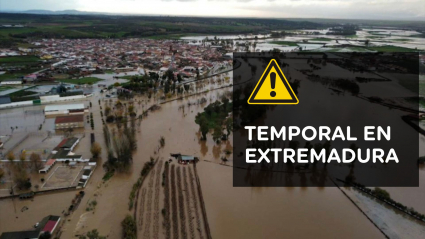 Información actualizada con la última hora sobre el temporal en Extremadura