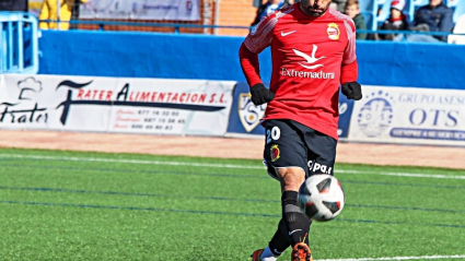 Cristo anotando su último gol en Socuéllamos hace dos semanas