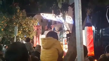 Cabalgata de Reyes Magos en Badajoz.