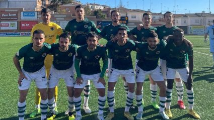 Once titular del Cacereño en Navalcarnero.