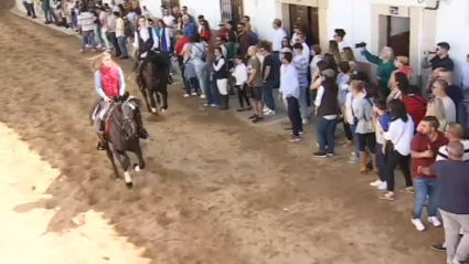 Carreras de caballos en Navas del Madroño