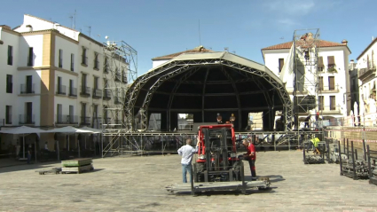 Preparativos del WOMAD