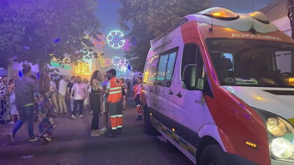 Cruz Roja en fiestas de San Juan de Badajoz