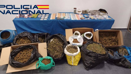 Droga incautada por la Policía Nacional