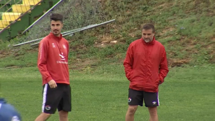 Julio Cobos durante un entrenamiento esta temporada