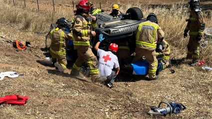 Accidente en la EX-110