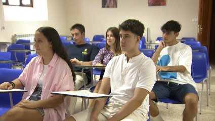 Alumnos del colegio Santísima Trinidad de Plasencia