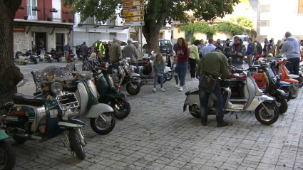 Lambrettas en Baños de Montemayor