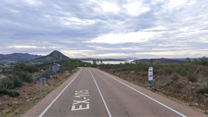 Accidente de dos ciclistas en Alange