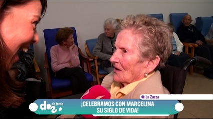 Marcelina de la Zarza, cumple 100 años