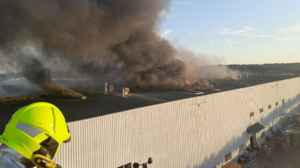 Incendio en Montehermoso