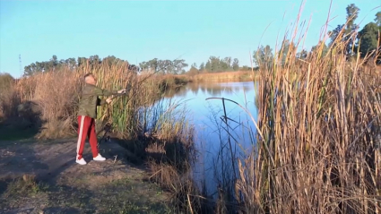 Pescadores en Badajoz